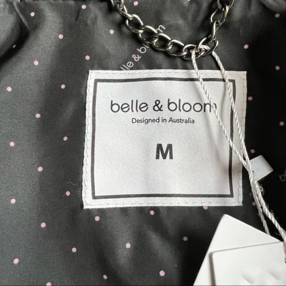 BELLE & BLOOM Just Freinds Leather Moto Jacket M